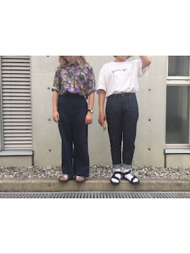 マキノとアンザイさんのコーディネート