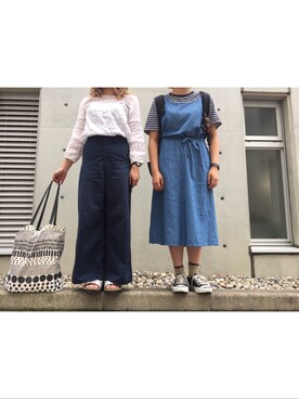 マキノとアンザイさんのコーディネート