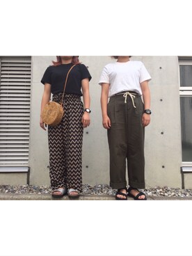 マキノとアンザイさんのコーディネート