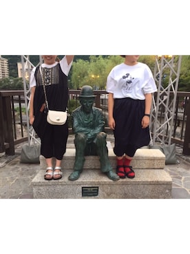 マキノとアンザイさんのコーディネート