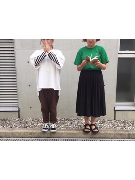 マキノとアンザイさんのコーディネート