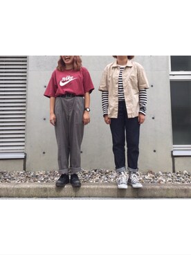 マキノとアンザイさんのコーディネート