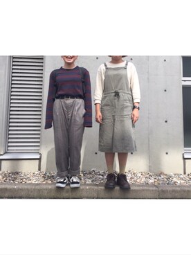 マキノとアンザイさんのコーディネート