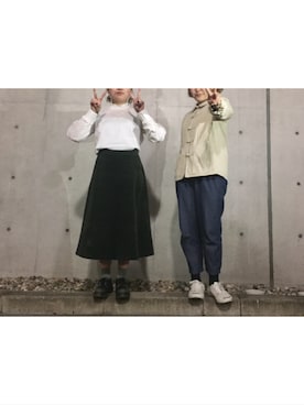 マキノとアンザイさんのコーディネート