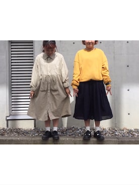 マキノとアンザイさんのコーディネート