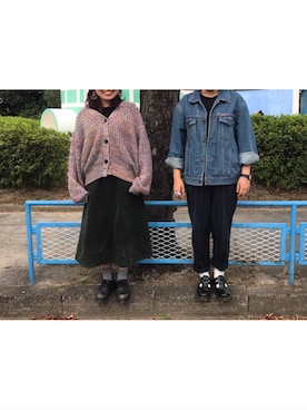 マキノとアンザイさんのコーディネート