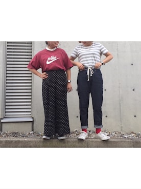 マキノとアンザイさんのコーディネート