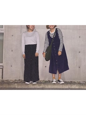 マキノとアンザイさんのコーディネート