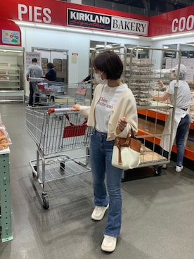 「LAMIA（ラミア）のアイテム」を使った、Uさん（レディース・155cm）の春コーディネート