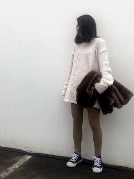 nodokaさん（レディース・159cm）の冬コーディネート