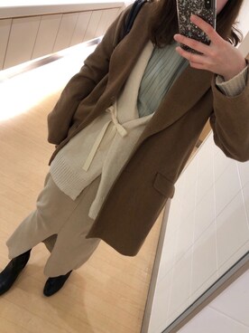 nodokaさん（レディース・159cm）の冬コーディネート