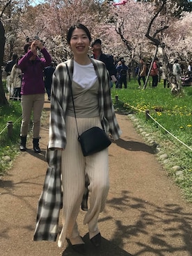 「PHEENY（フィーニー）のアイテム（ジャケット/アウター）」を使った、nodokaさん（レディース・159cm）の春コーディネート