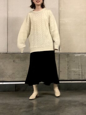 nodokaさん（レディース・159cm）の冬コーディネート