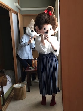 モンチッチと時々柴田さんのコーディネート