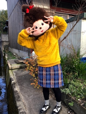 モンチッチと時々柴田さんのコーディネート