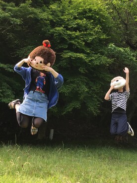 モンチッチと時々柴田さんのコーディネート