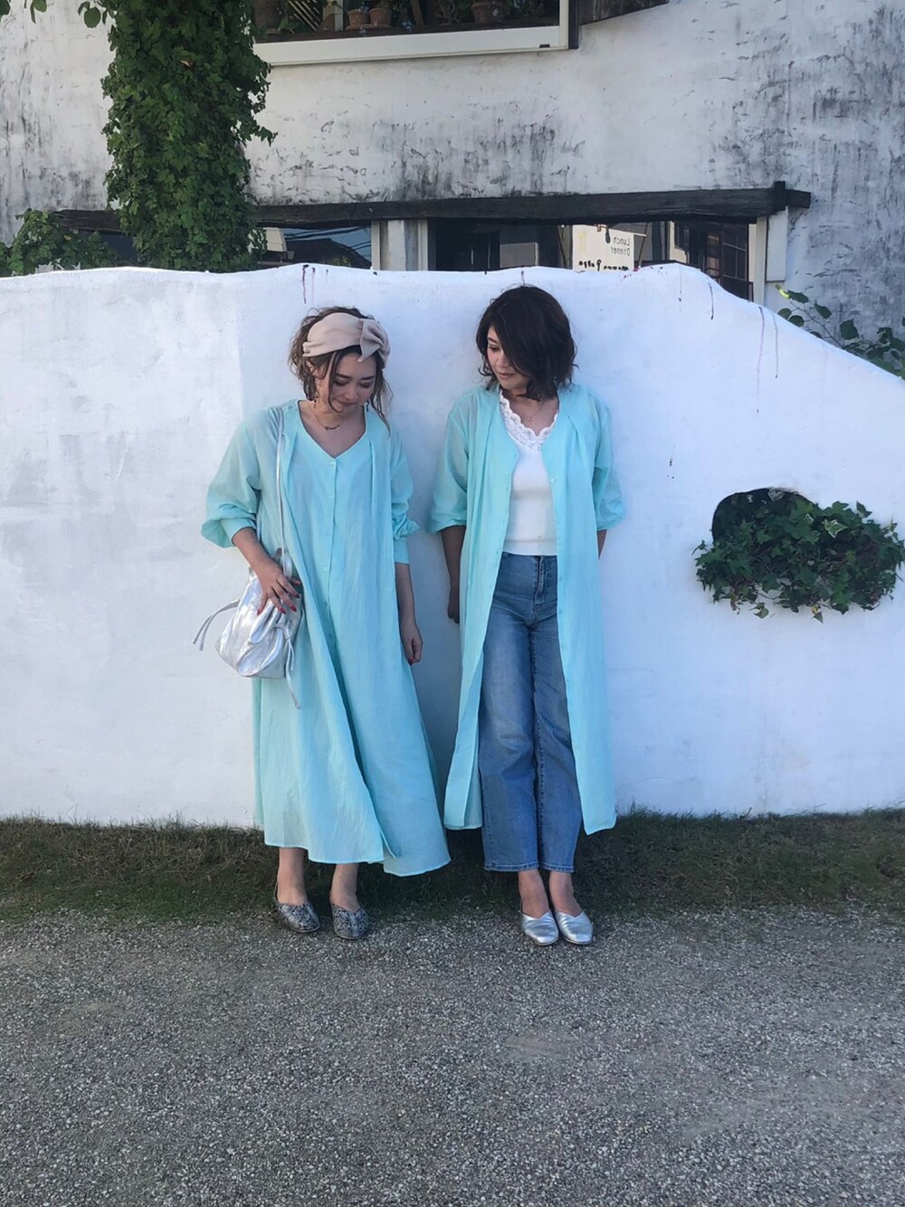 「オトナカジュアル」｜「SM2のアイテム（シャツワンピース、ブルー系）」を使った、Noriko Satoさん（レディース・167cm）の夏コーディネートの1枚目の写真