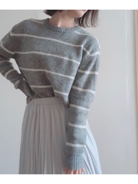 「GRL（グレイル）のアイテム（パンプス）」を使った、atyuf663さん（レディース・155cm）の冬コーディネート