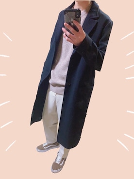 けいじさん(メンズ・175cm)の冬コーディネート