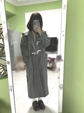 「Factor=（ファクターイコール）のアイテム（ジャケット/アウター）」を使った、nekoさん（レディース・162cm）の冬コーディネート