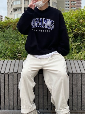 「パラグラフ」｜「アイテム（パンツ）」を使った、hirokiさん（メンズ・171cm）の春コーディネート