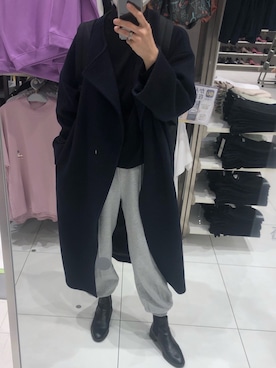 「AP STUDIO（エーピーストゥディオ）のアイテム（ジャケット/アウター）」を使った、ATTSUさん（レディース・163cm）の冬コーディネート