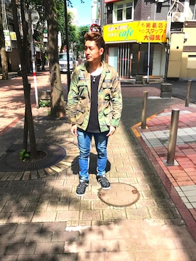 Ｋ長袖愛好会さん（メンズ・170cm）の夏コーディネート