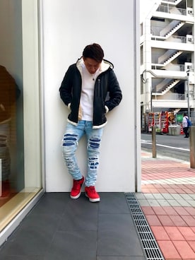 Ｋ長袖愛好会さん（メンズ・170cm）の秋コーディネート