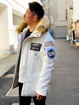 K長袖愛好会さん(メンズ・170cm)の秋コーディネート