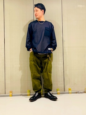 「シースルー」｜「アイテム（ブルゾン）」を使った、Ｋ長袖愛好会さん（メンズ・170cm）の春コーディネート