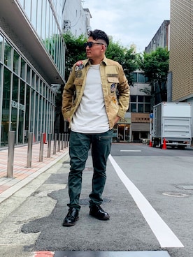 Ｋ長袖愛好会さん（メンズ・170cm）の夏コーディネート