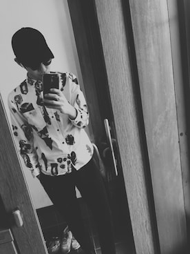 「Acne Studios（アクネストゥディオズ）のアイテム（キャップ）」を使った、Sho.wearさん（メンズ・178cm）の春コーディネート