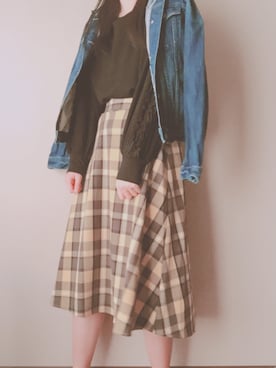 「高校生と繋がりたい」｜naさん（レディース・162cm）の春コーディネート