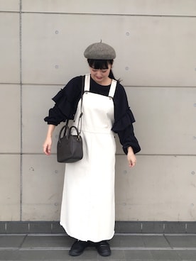 「TSUHARU by Samansa Mos2（ツハルバイサマンサモスモス）のアイテム（帽子）」を使った、コタニさん（レディース・158cm）の秋コーディネート