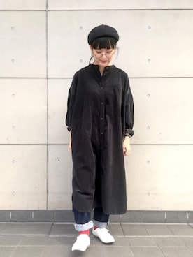 「TSUHARU by Samansa Mos2（ツハルバイサマンサモスモス）のアイテム（帽子）」を使った、コタニさん（レディース・158cm）の秋コーディネート