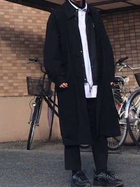 「エトセンス」｜「アイテム（ジャケット/アウター）」を使った、くろさん（メンズ・170cm）の冬コーディネート