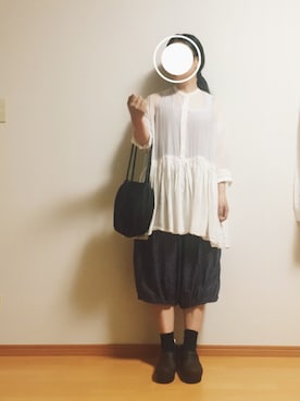 「dansko（ダンスコ）のアイテム（スリッポン）」を使った、cazcoさん（レディース・157cm）の夏コーディネート