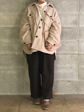 cazcoさん（レディース・157cm）の冬コーディネート