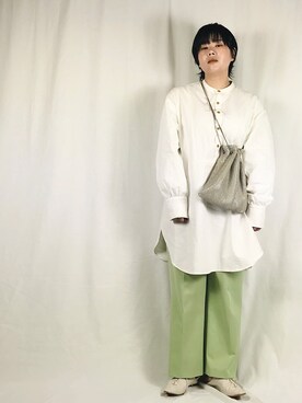 「unglid（アングリッド）のアイテム」を使った、cazcoさん（レディース・157cm）の春コーディネート