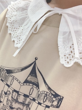 「RUBY AND YOU（ルビーアンドユー）のアイテム（パーカー）」を使った、HanaR♡1027さん（レディース・160cm）の春コーディネート