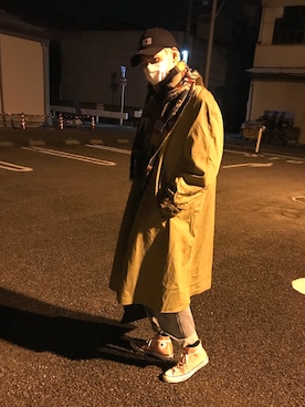「ハイカット」｜りゅうせいみマンさん（メンズ・180cm・10代）の冬コーディネート