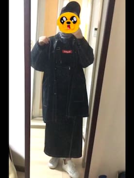 「extra　XⅢ（エクストラサーティーン）のアイテム」を使った、めろさん（レディース・157cm）の冬コーディネート