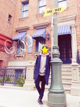 「GU（ジーユー）の（GU）スキニーフィットジーンズ（MEN ⁄ ジーンズ）」を使った、くにさん（メンズ・170cm）の春コーディネート