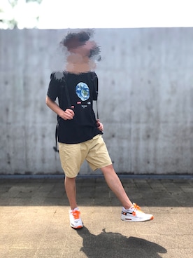 「Supreme x The North Face」｜「アイテム（腕時計）」を使った、くにさん（メンズ・173cm）の夏コーディネート