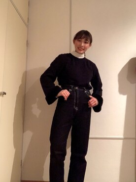 黒デニム のレディース人気ファッションコーディネート Wear