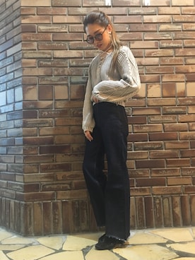 ENVYM_RIKAさん（レディース・161cm）の秋コーディネート