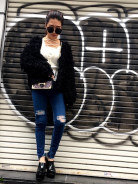 ENVYM_RIKAさん（レディース・161cm）の秋コーディネート