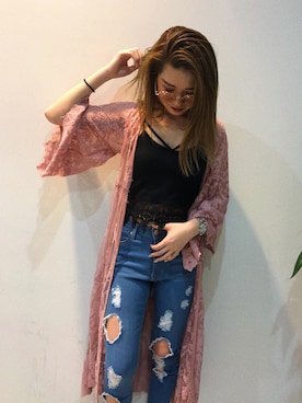 「お花見コーデ」｜ENVYM_RIKAさん（レディース・161cm）の春コーディネート