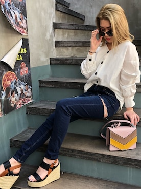 ENVYM_RIKAさん（レディース・161cm）の春コーディネート