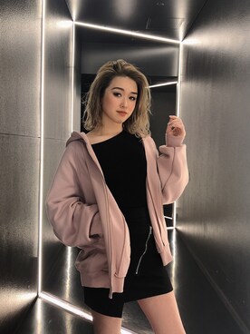 ENVYM_RIKAさん（レディース・161cm）の冬コーディネート